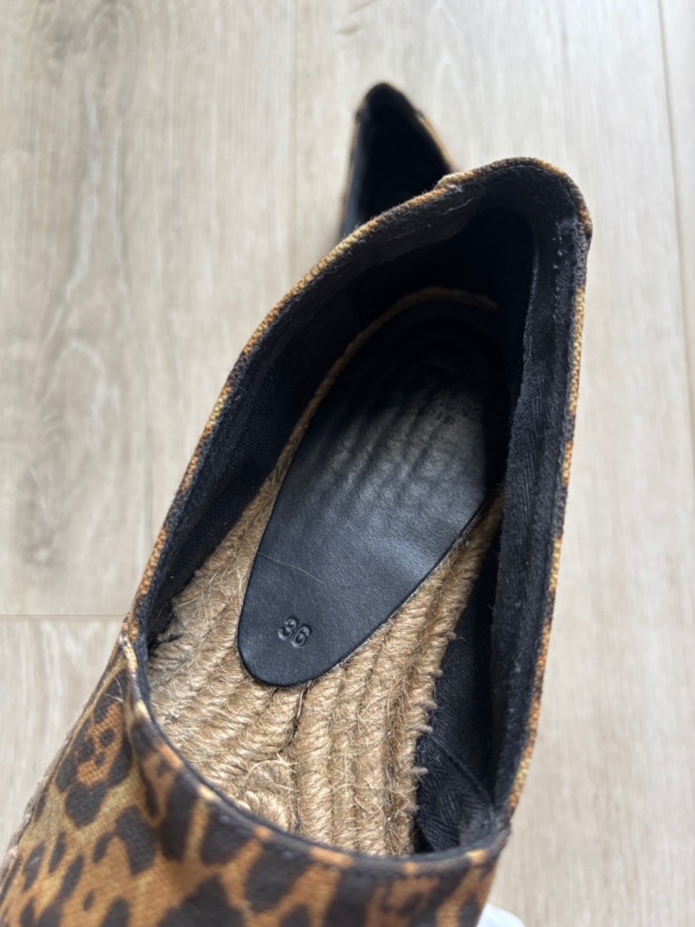 Saint Laurent Canvas Espadrilles - Leopard Print with YSL logo Size 36 - Picture 4 of 8